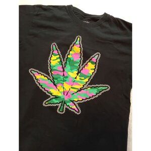 Spencers T-Shirt Multicolor Leaf Graphic Size M 420